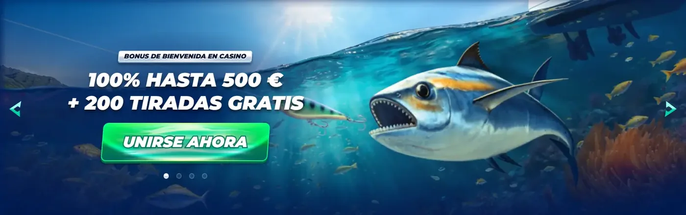 Banner del bono de bienvenida de BassBet: 100% hasta 500 € y 200 tiradas gratis